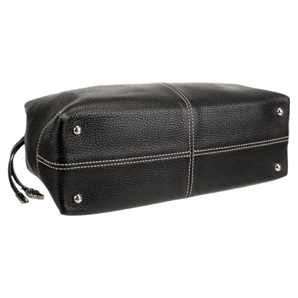 TOD'S BLACK LEATHER ICONIC PRINCESS DIANA SHOULDER BAG LIKE NEW ~EUC - Picture 6 of 17